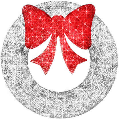 Wreathly™ HaloGlow Light-Up Wreath